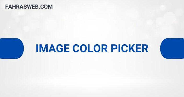 Image Color Picker
