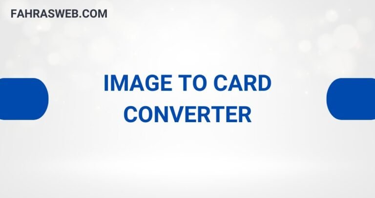 Image to Card Converter