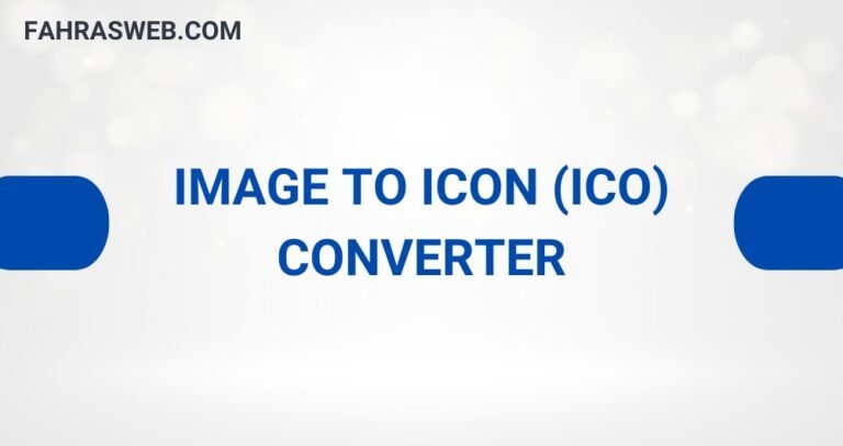 Image to Icon (ICO) Converter